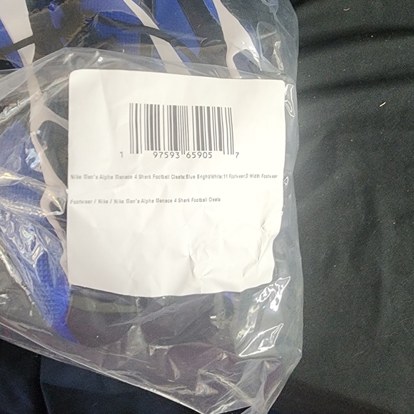 Nike Alpha Menace 4 Shark Football Cleats - Picture 9 of 9